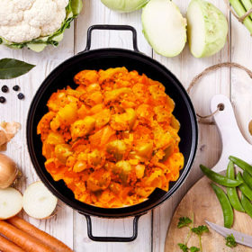 Capsicum-Potato with Methi Seeds