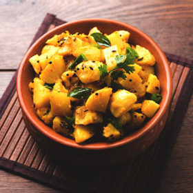 Potato With Kalonji Seeds