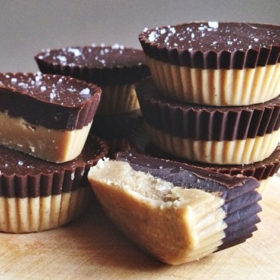 Cashew Butter Caramel Cups