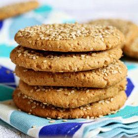 Tahini Cardamom Cookies