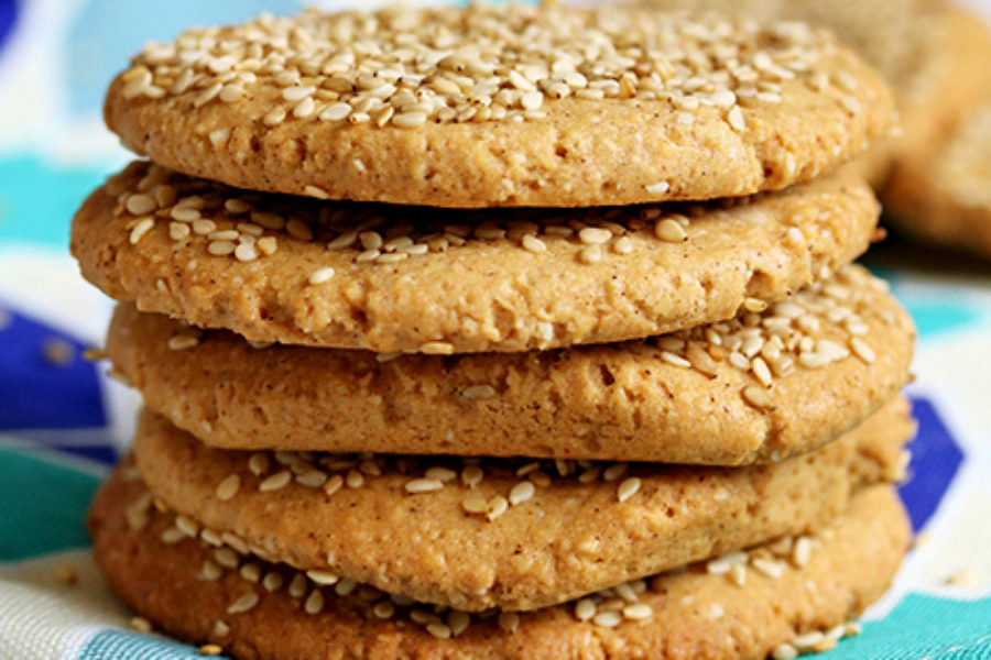 Tahini Cardamom Cookies