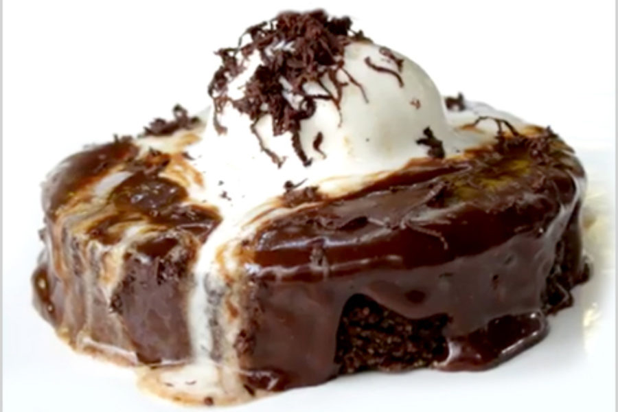 Eggless Chocolate Suji Cake
