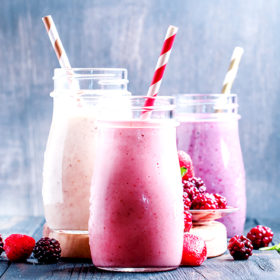Ghee berry smoothie