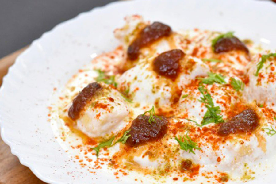 Moong Dal Dahi Vadas