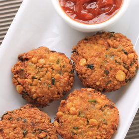 Baked Masala Vada