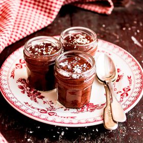 Chocolate coconut milk mousse