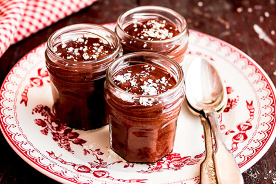 Chocolate coconut milk mousse